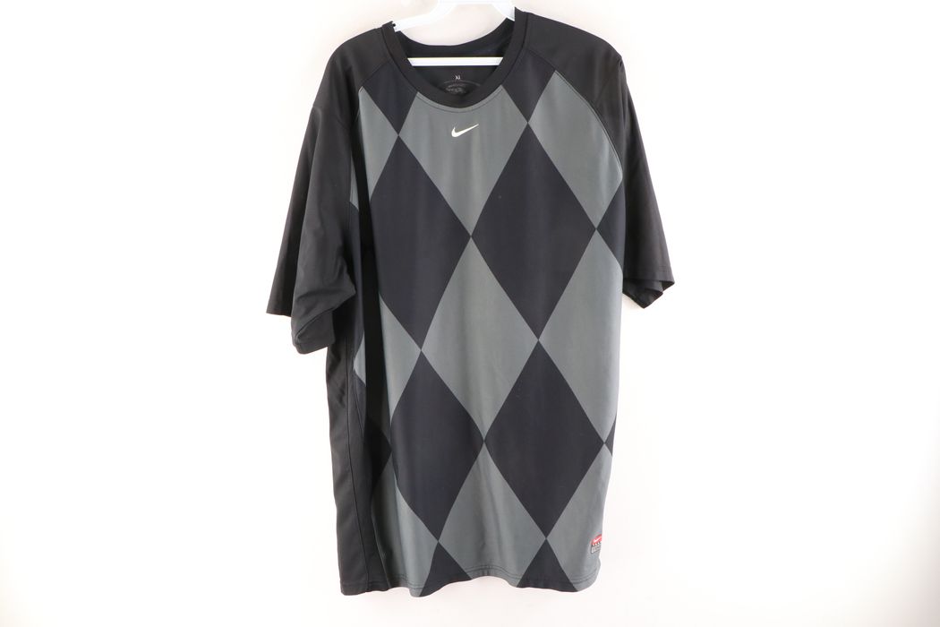 Nike Vintage Nike Travis Scott Diamond Print Soccer Jersey | Grailed