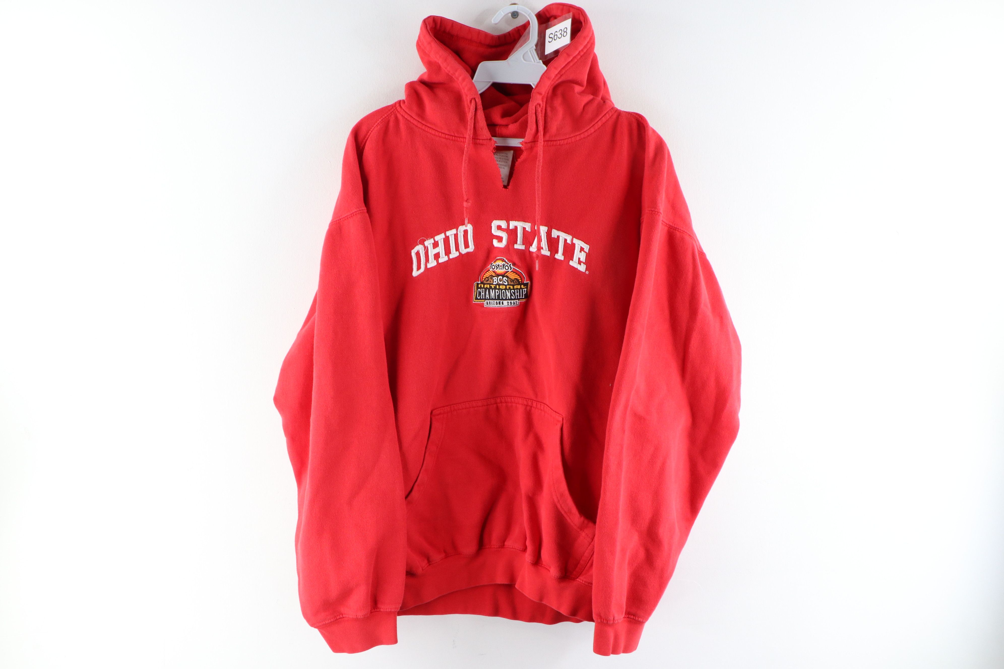 Vintage Vintage 2007 BCS National Championship Ohio Football Hoodie ...