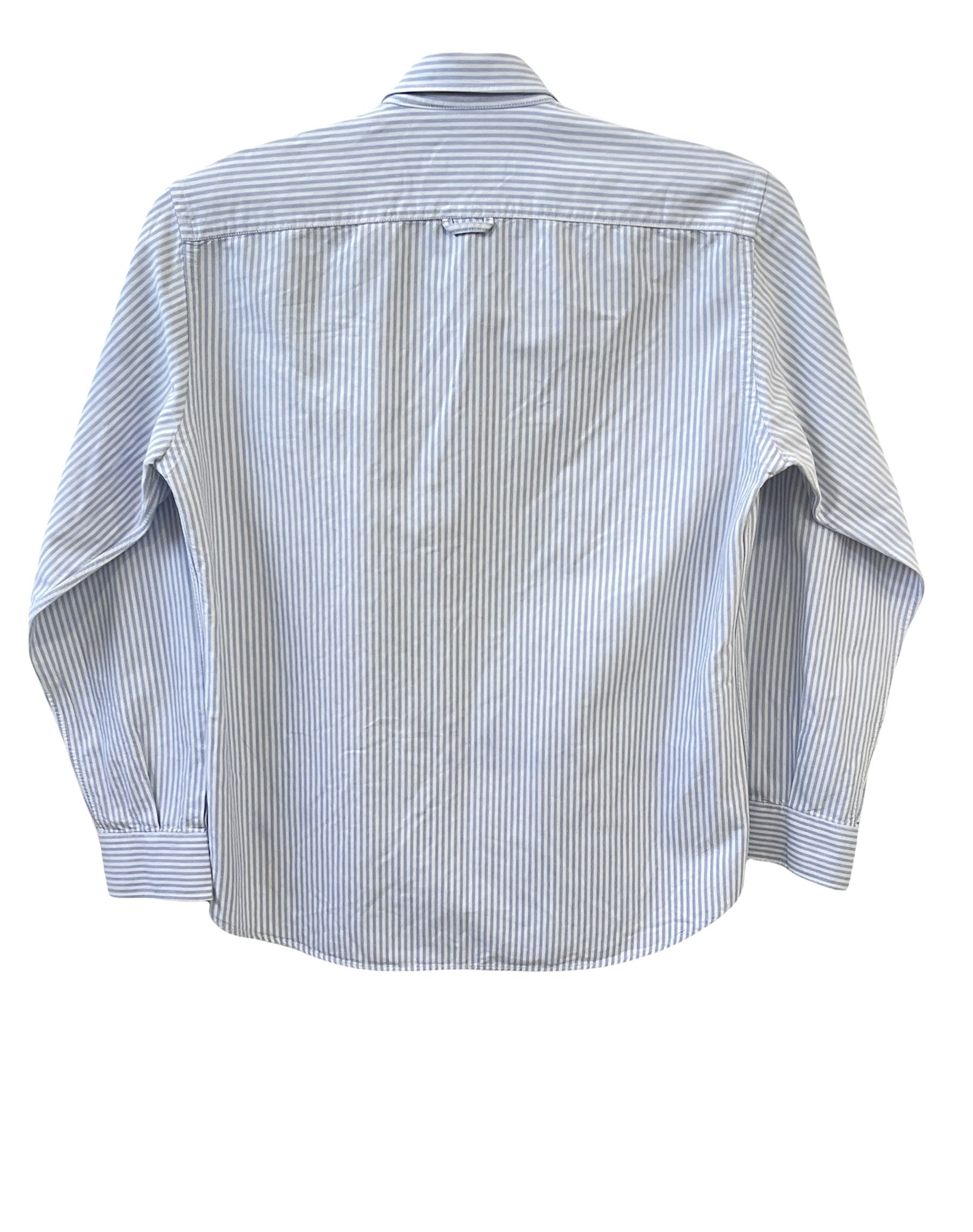 Burberry TB Burberry shirt stiped size L blue white Size US L / EU 52-54 / 3 - 2 Thumbnail