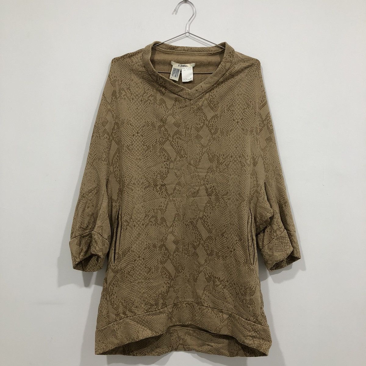 Limi Feu Snakeskin Oversized Sweatshirt Size US XXL / EU 58 / 5 - 1 Thumbnail
