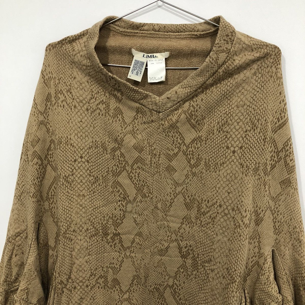 Limi Feu Snakeskin Oversized Sweatshirt Size US XXL / EU 58 / 5 - 2 Thumbnail
