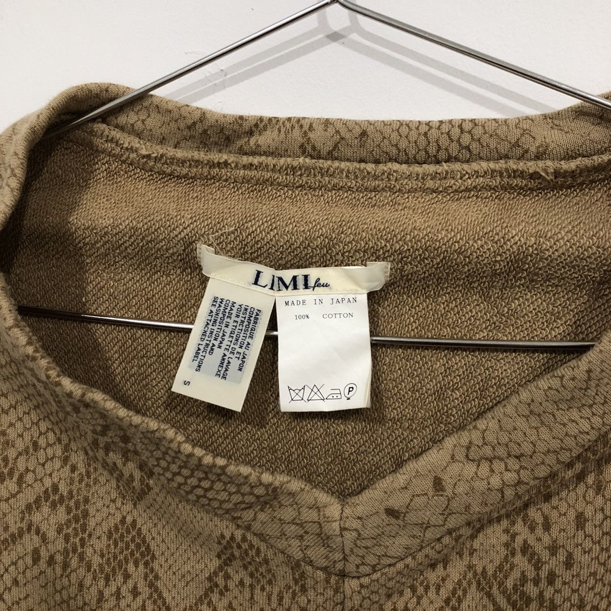 Limi Feu Snakeskin Oversized Sweatshirt Size US XXL / EU 58 / 5 - 7 Thumbnail