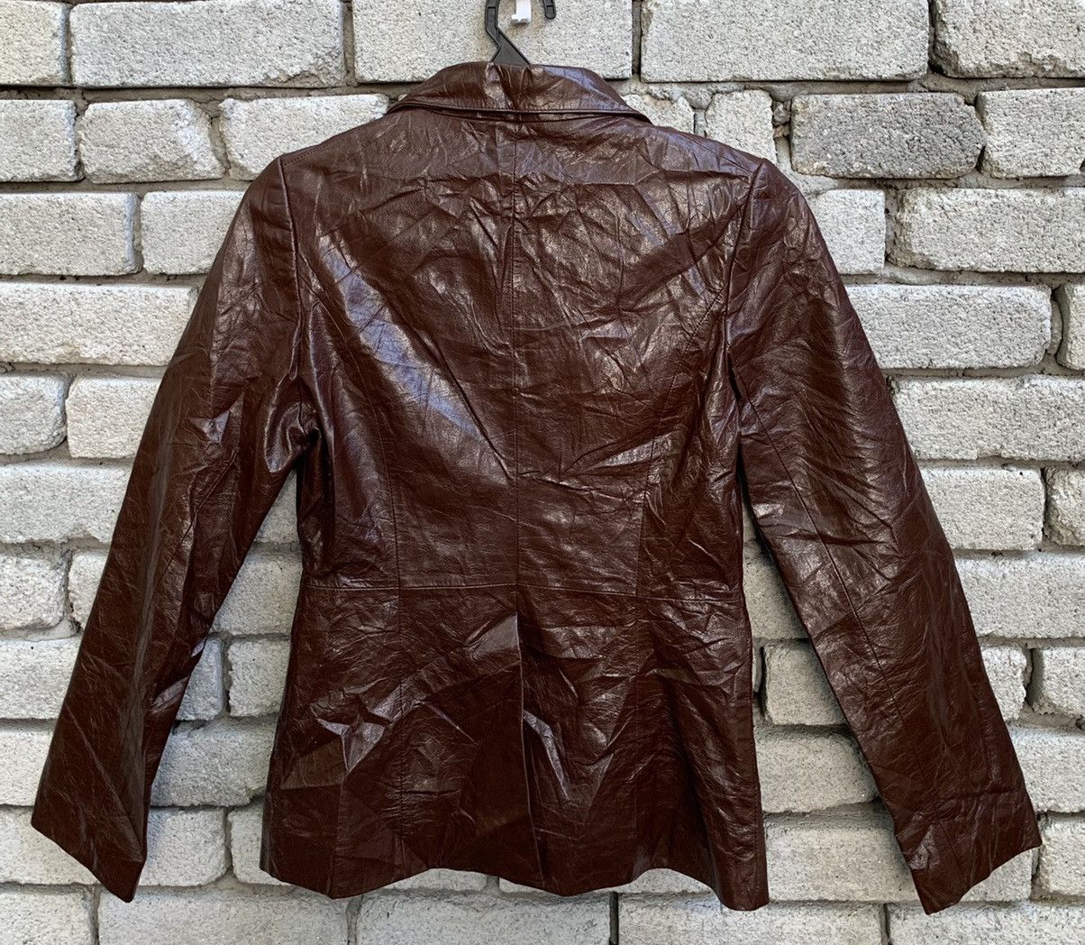 Katharine Hamnett London × Vintage Vintage Katharine Hamnett London Coat Leather Jacket Size US S / EU 44-46 / 1 - 6 Thumbnail