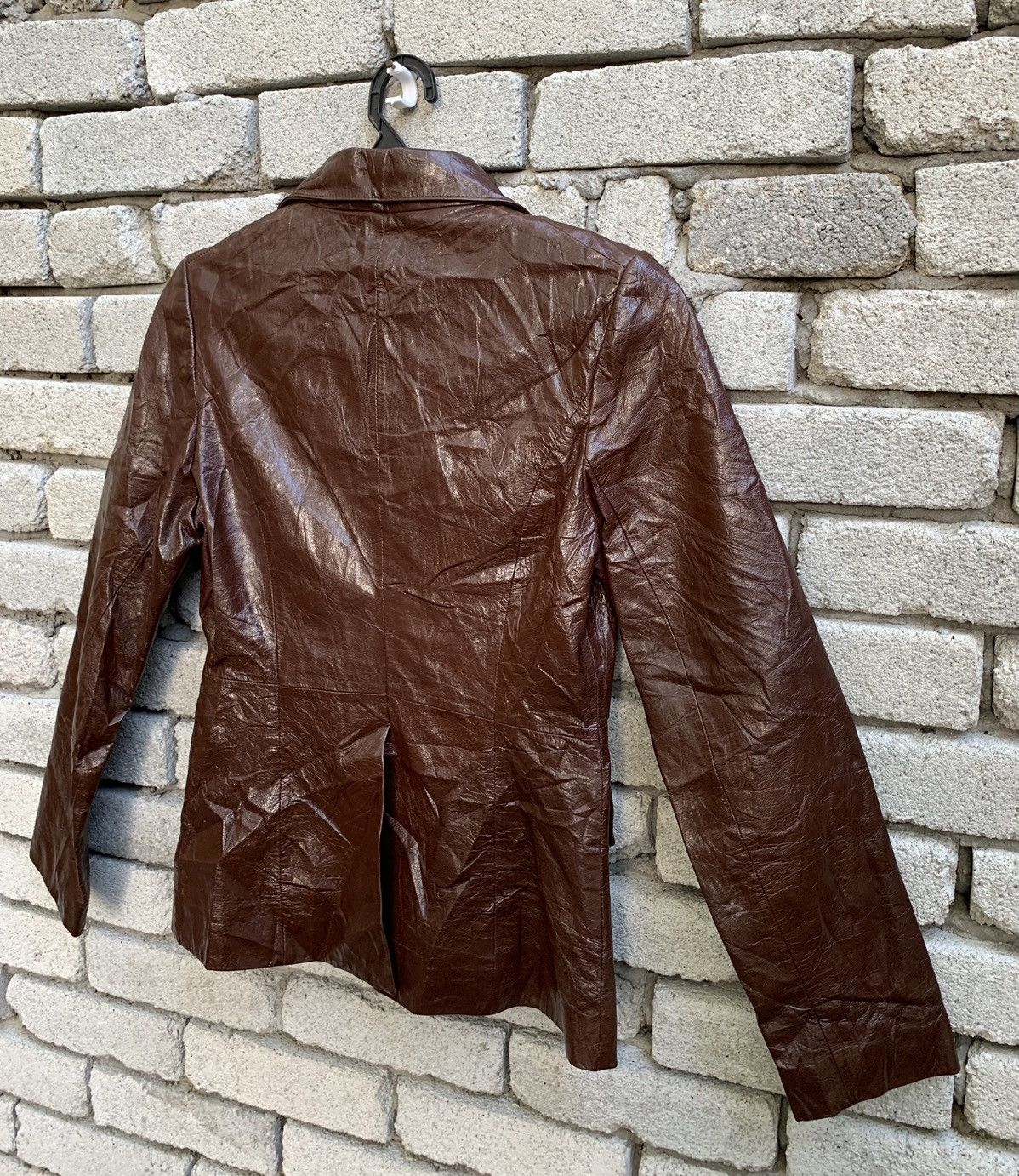 Katharine Hamnett London × Vintage Vintage Katharine Hamnett London Coat Leather Jacket Size US S / EU 44-46 / 1 - 8 Thumbnail