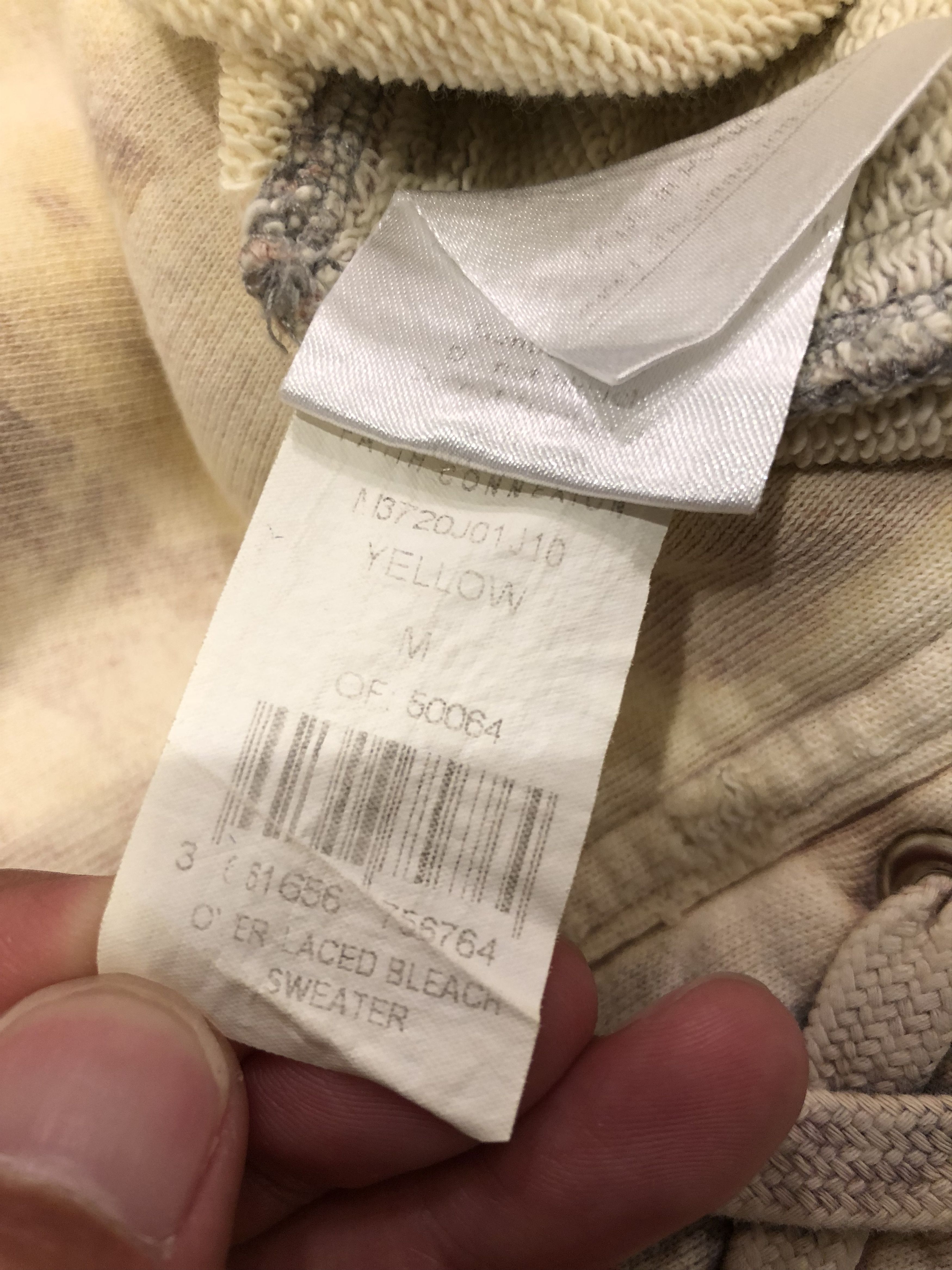 Faith Connexion Oversized Destroyed Bleached Beach Sweatshirt Size US M / EU 48-50 / 2 - 6 Thumbnail