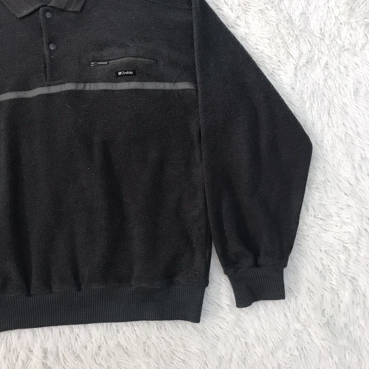 Japanese Brand Zealzip Cross Tape Sweatshirt Sweater Size US M / EU 48-50 / 2 - 6 Thumbnail