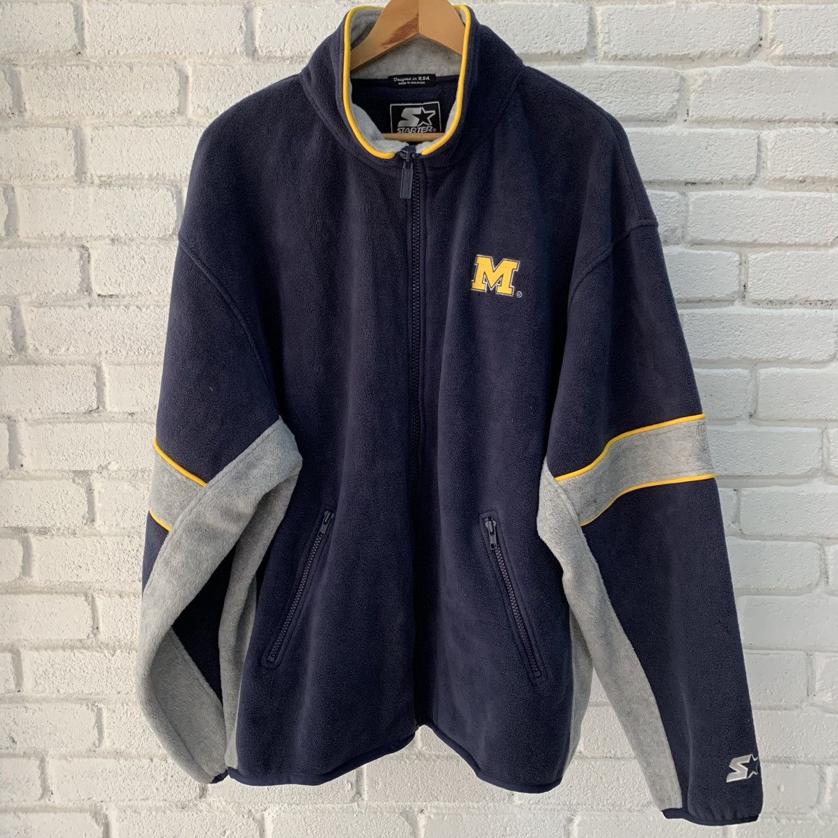 Michigan Starter Fleece Jacket