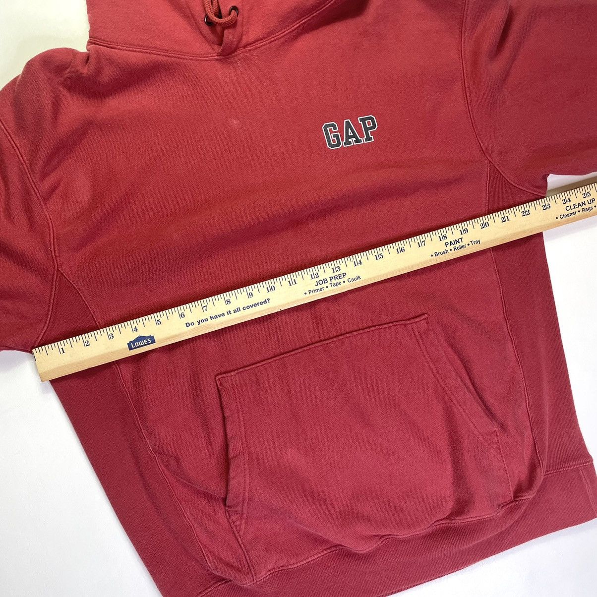 Gap × Vintage Rare 90’s Gap Minimalist Logo Faded French Terry Hoodie Size US M / EU 48-50 / 2 - 10 Thumbnail
