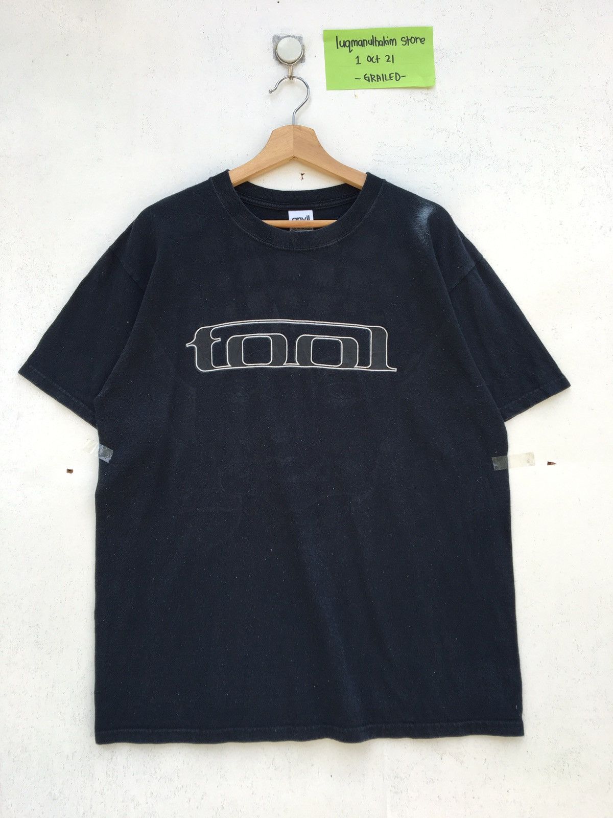 image of Band Tees x Vintage Tool 10 000 Days Band Tshirt in Black, Men's (Size Large)