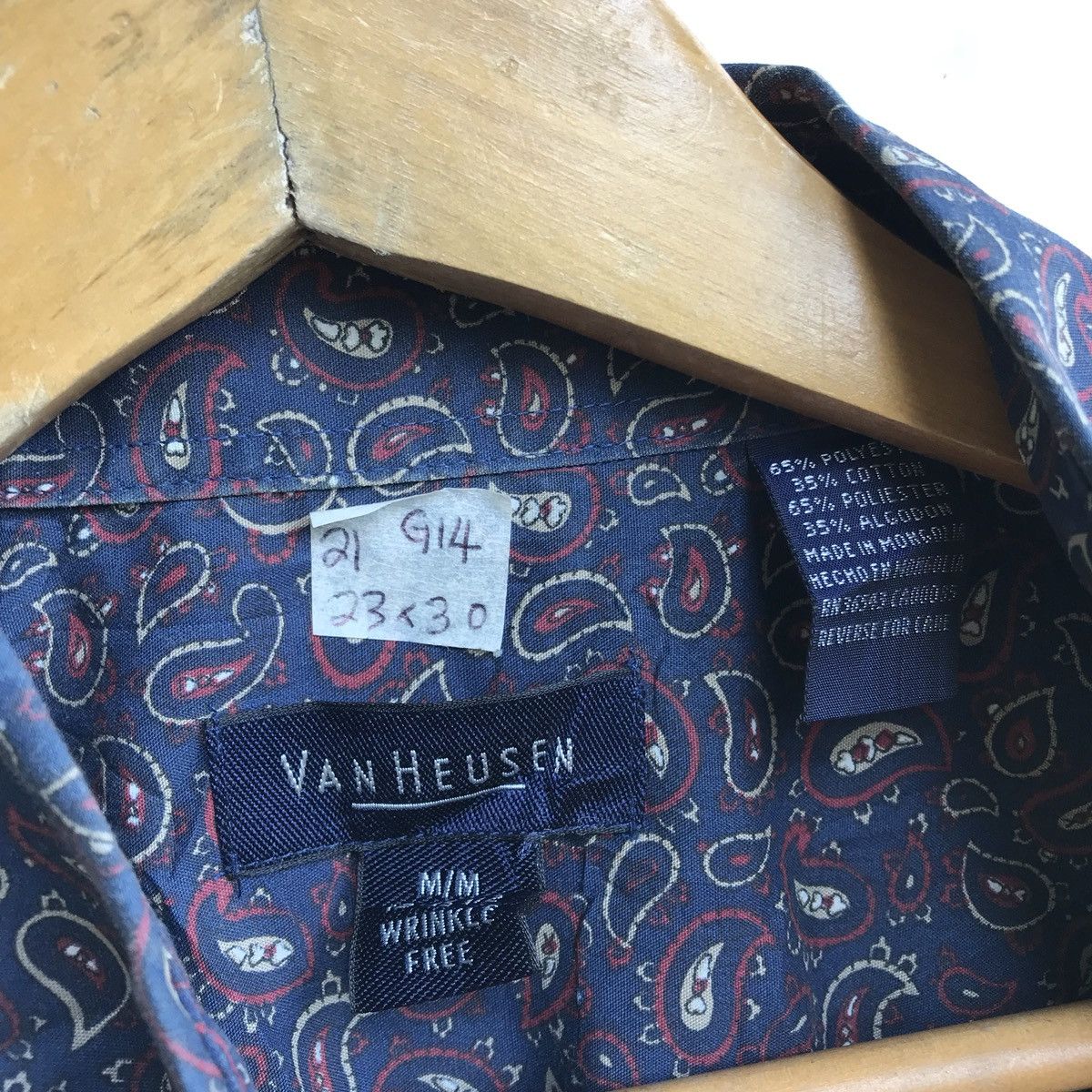 Van Heusen Van Heusen Hawaiian Design Shirt Size US M / EU 48-50 / 2 - 6 Thumbnail