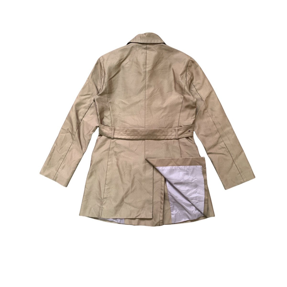 Michel Klein MK Blazer Trench Coat With Belt