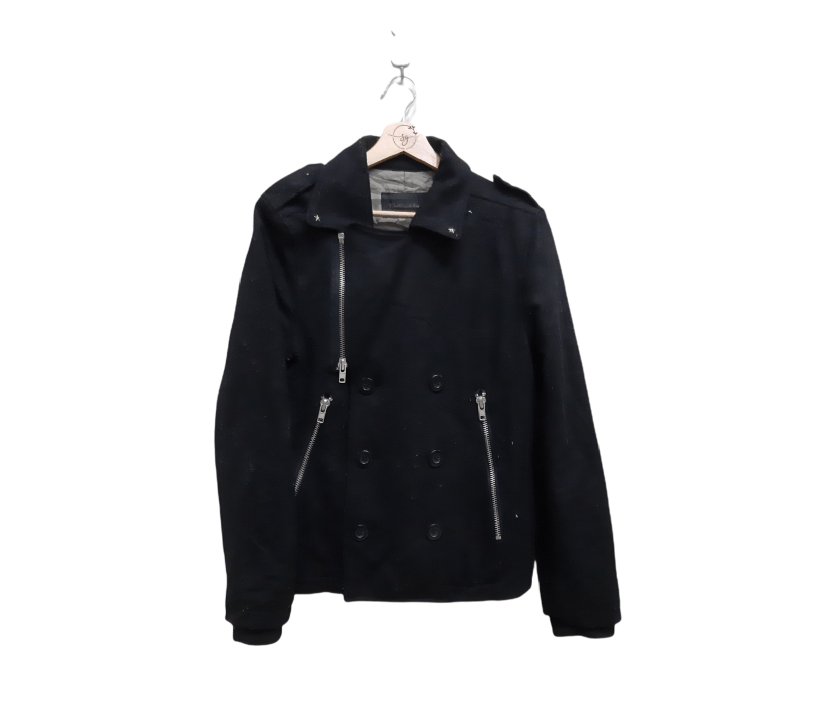 Japanese Brand × Seditionaries × Vintage Vintage Worldwide Japanese Wool Biker Jacket Size US M / EU 48-50 / 2 - 2 Thumbnail