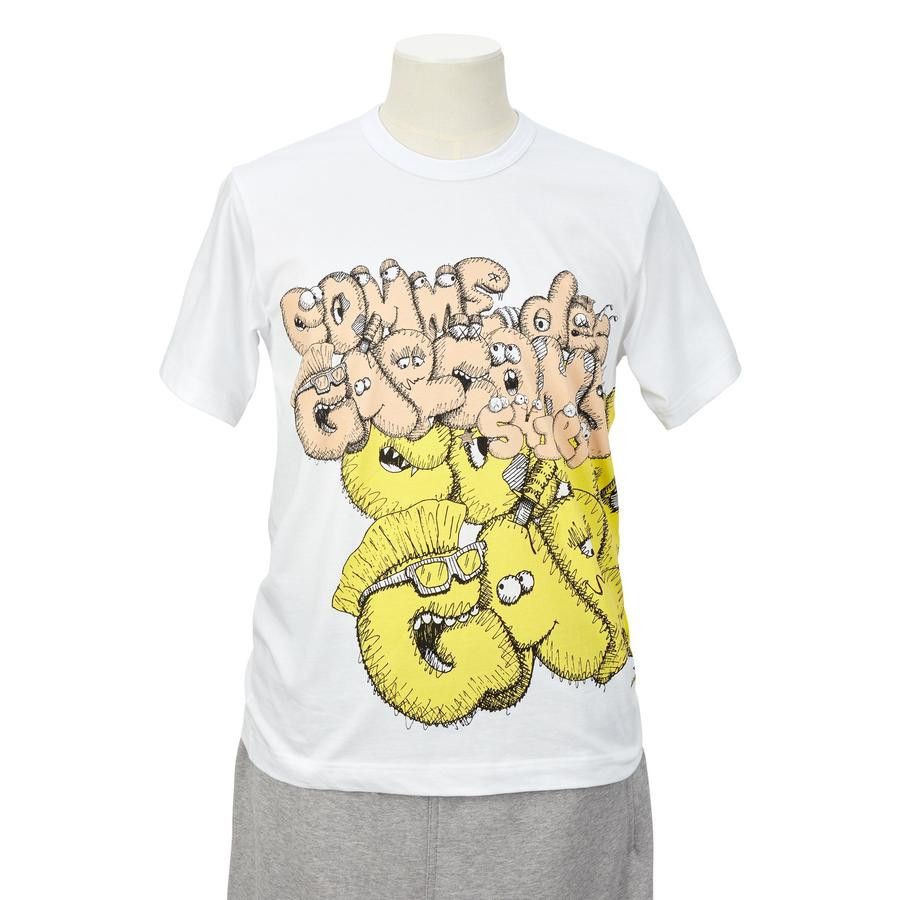 Hoodie Kaws X Cdg Comme Des Garçons Shirt X Kaws White T-Shirt
