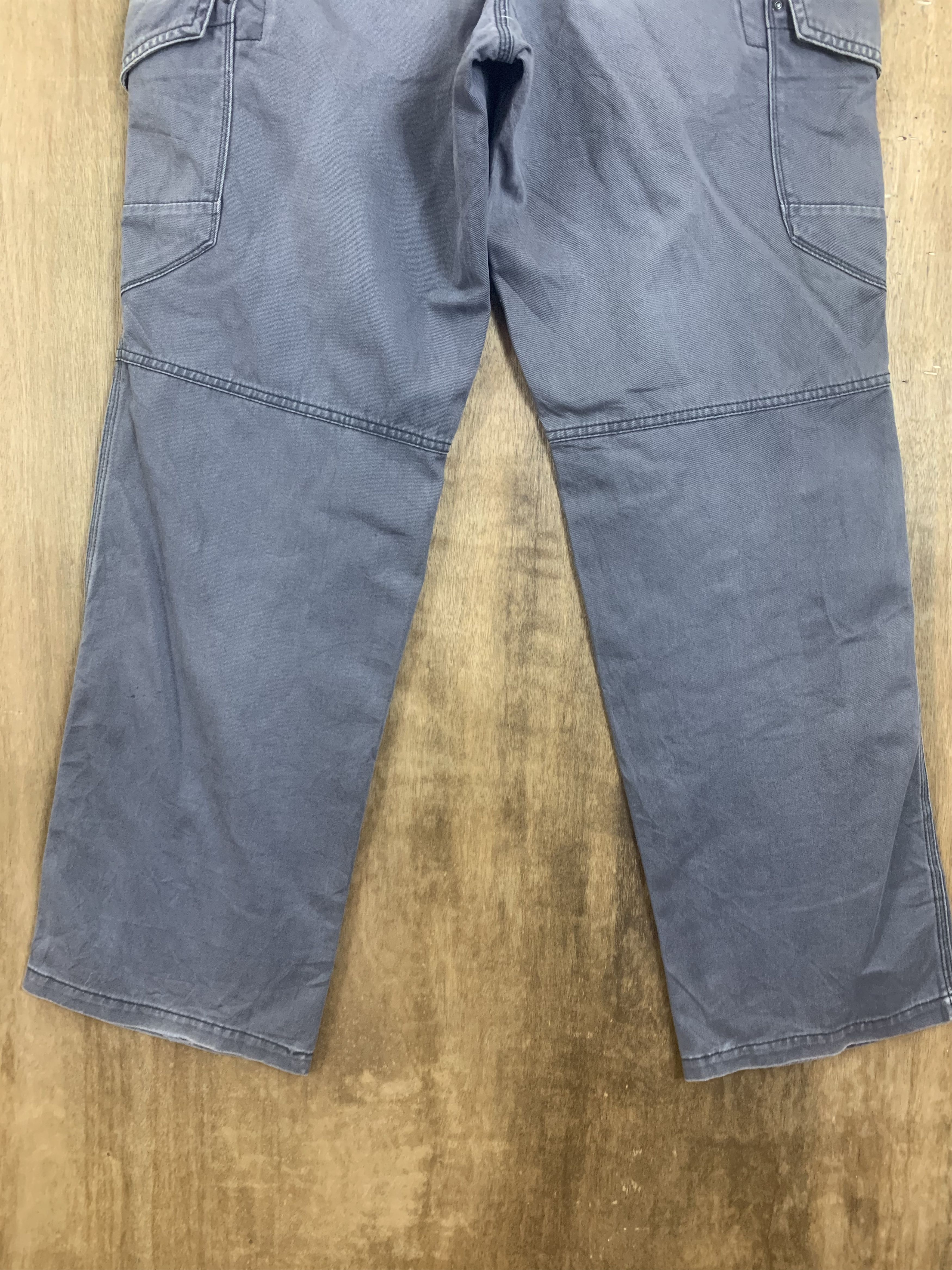 Japanese Brand Cargo Pants Evenriver Multipocket Streetwear Faded Grey Size US 31 - 12 Thumbnail