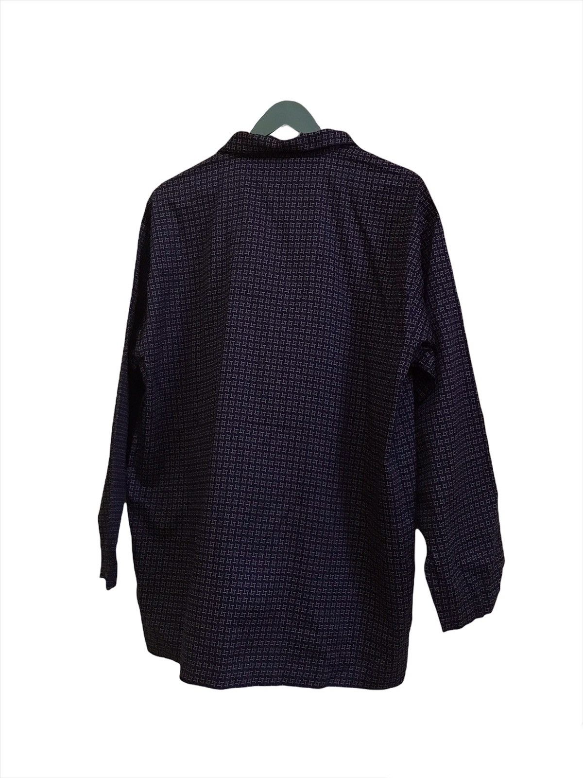 Designer × Givenchy Givenchy Single Pocket Overprint Button Up Collar Shirt Size US L / EU 52-54 / 3 - 11 Thumbnail