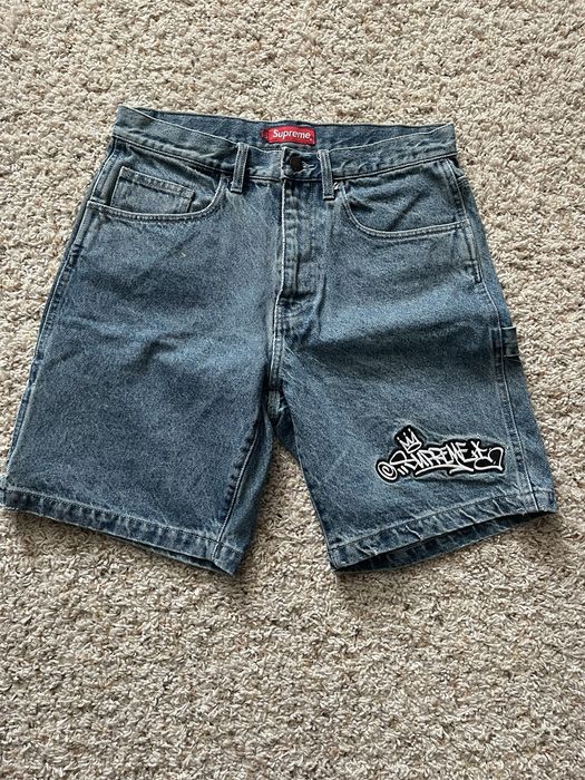 Supreme supreme handstyle painter jorts | Grailed