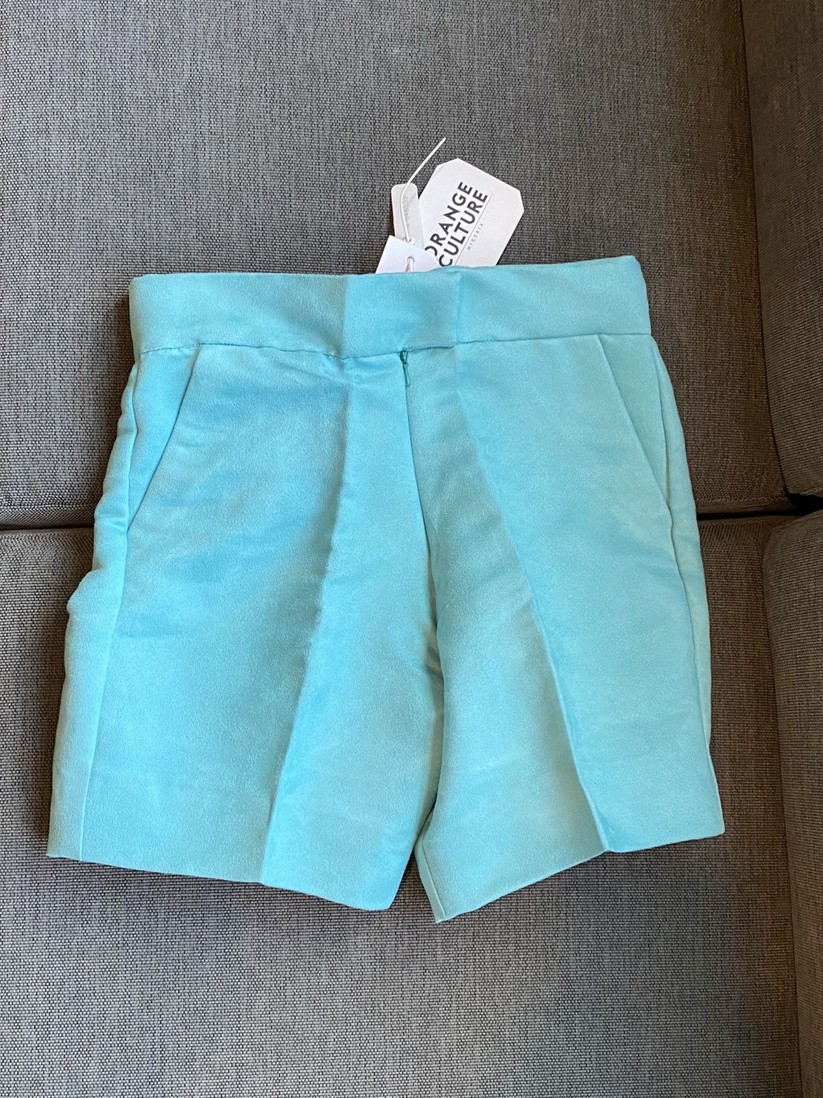 Other Orange Culture Nigeria - SS20 Faux Suede Jeje Shorts Size US 26 / EU 42 - 1 Thumbnail