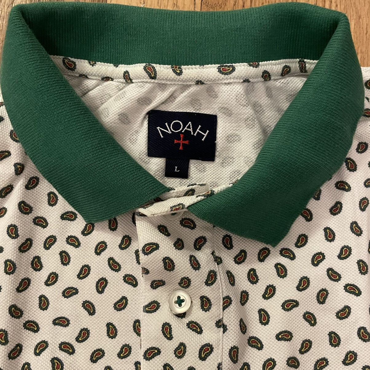Noah Noah paisley short sleeve polo Size US L / EU 52-54 / 3 - 2 Thumbnail