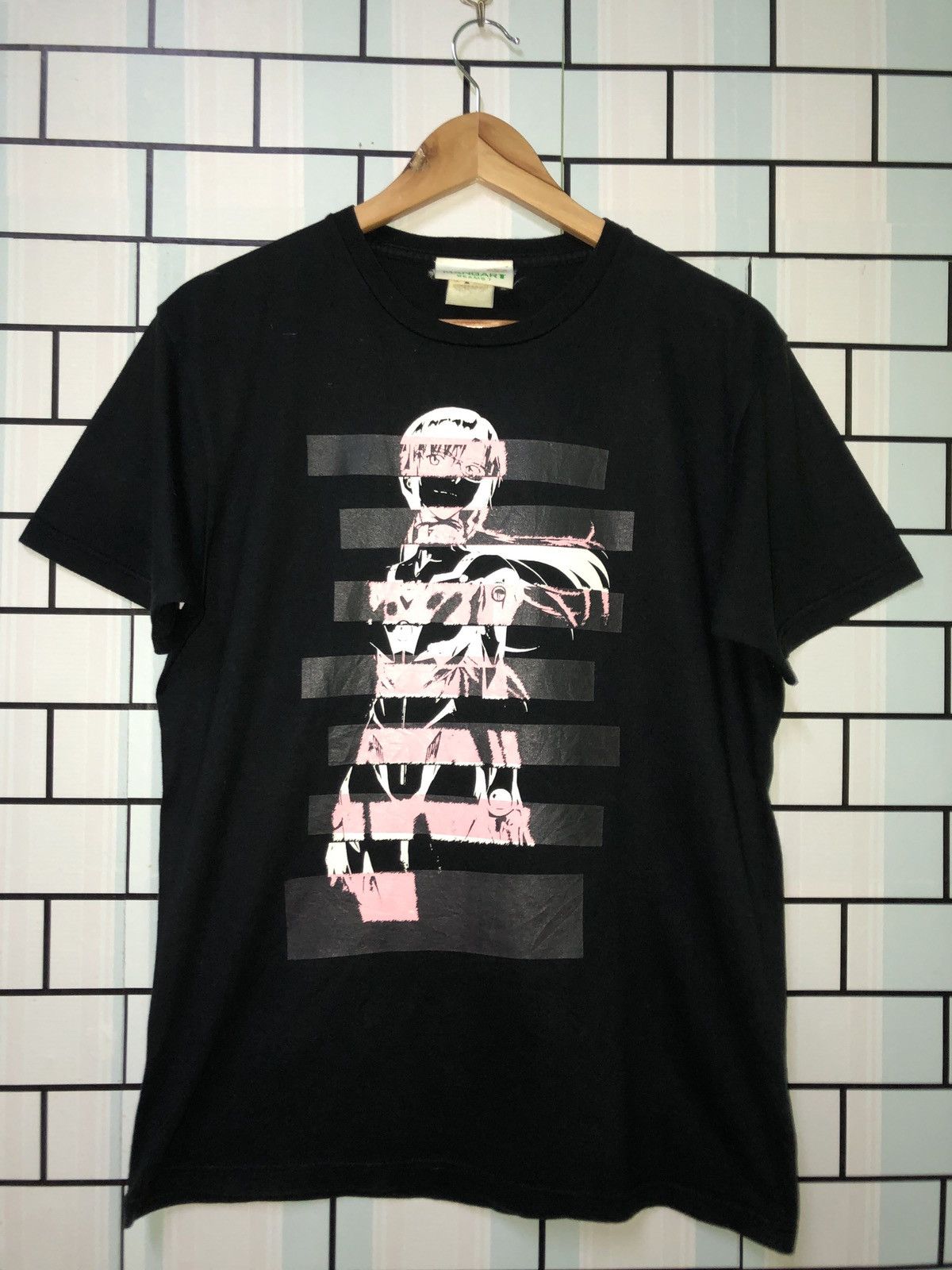 Beams Plus 🔥Beams Plus X Khara Evangelion anime black tee🔥 | Grailed