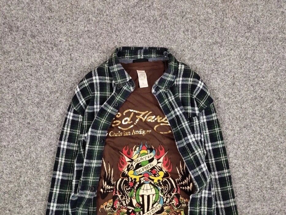 Flannel Vintage Flannel Shirt Travis Scott style Cactus Jack style Size US L / EU 52-54 / 3 - 4 Thumbnail
