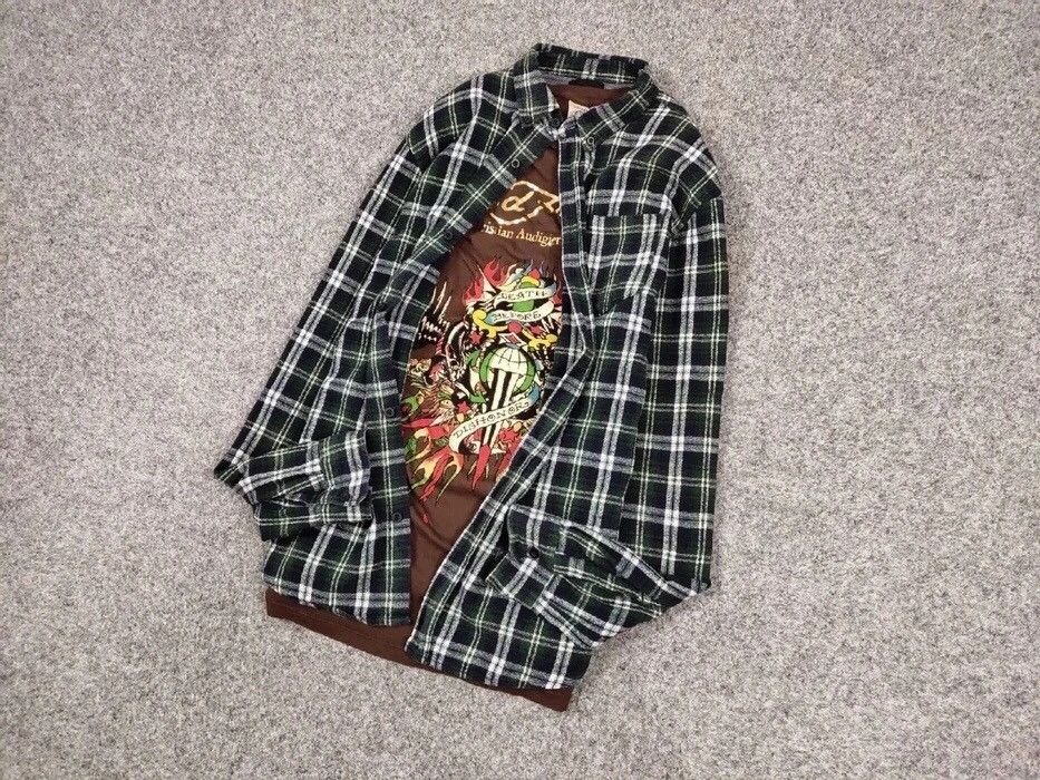 Flannel Vintage Flannel Shirt Travis Scott style Cactus Jack style Size US L / EU 52-54 / 3 - 9 Thumbnail