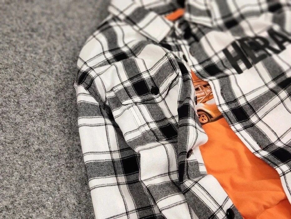 Flannel Vintage Flannel Shirt Plaid Checkered Travis Scott Style Size US S / EU 44-46 / 1 - 12 Thumbnail