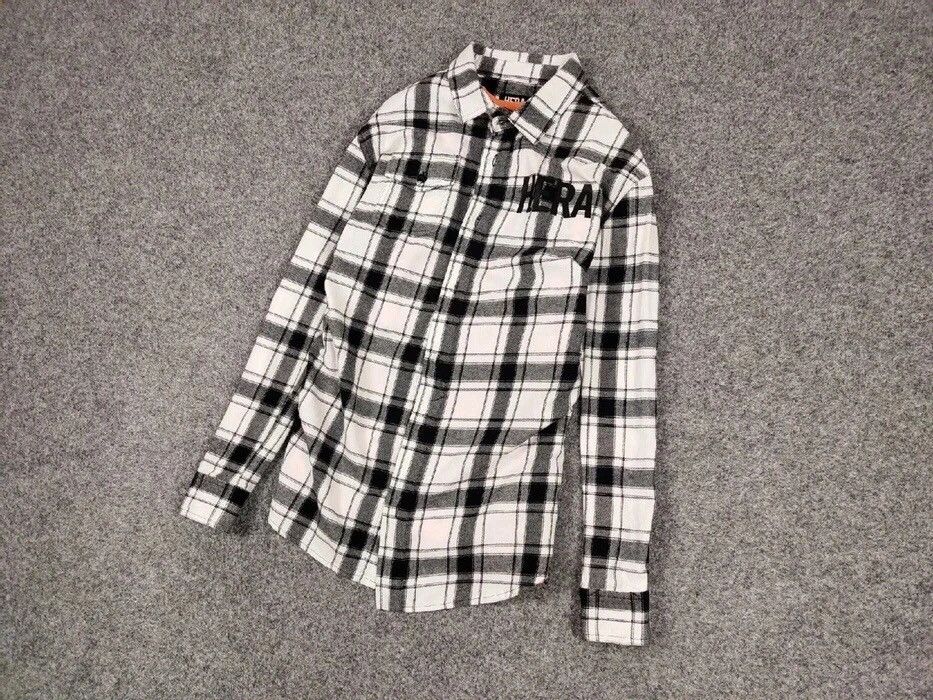 Flannel Vintage Flannel Shirt Plaid Checkered Travis Scott Style Size US S / EU 44-46 / 1 - 8 Thumbnail