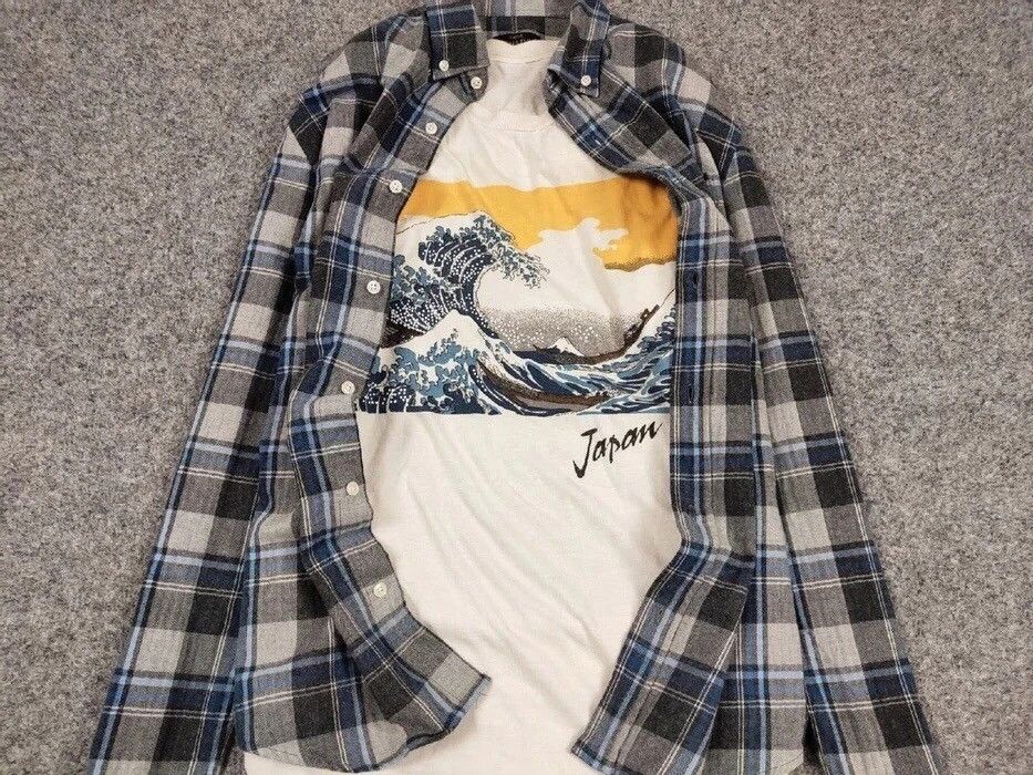 Flannel Vintage Flannel Shirt Plaid Checkered Travis Scott Style Size US M / EU 48-50 / 2 - 6 Thumbnail