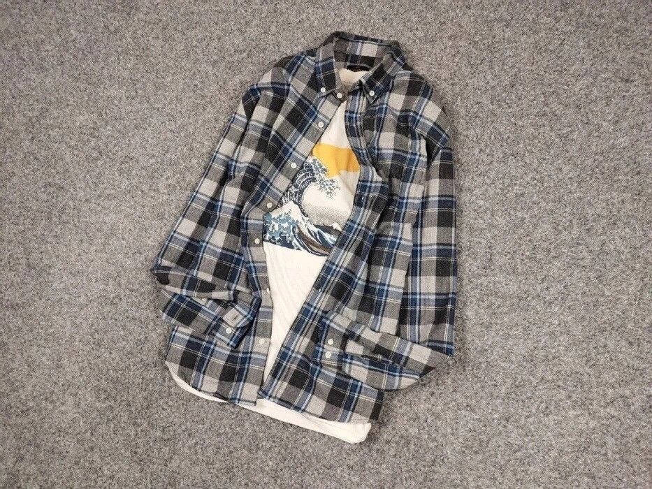 Flannel Vintage Flannel Shirt Plaid Checkered Travis Scott Style Size US M / EU 48-50 / 2 - 9 Thumbnail