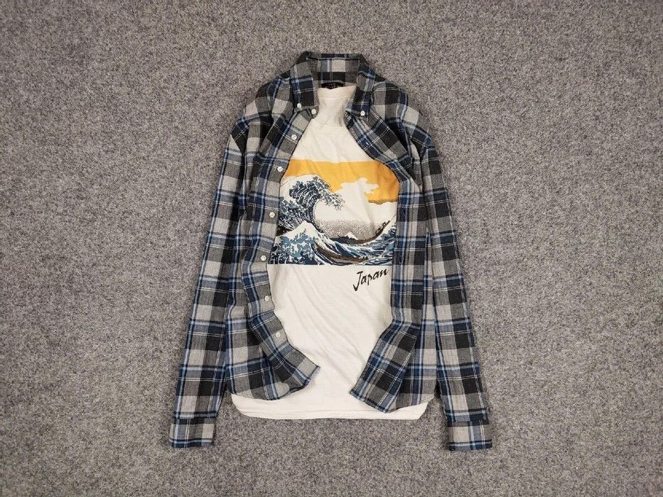 Flannel Vintage Flannel Shirt Plaid Checkered Travis Scott Style Size US M / EU 48-50 / 2 - 1 Thumbnail