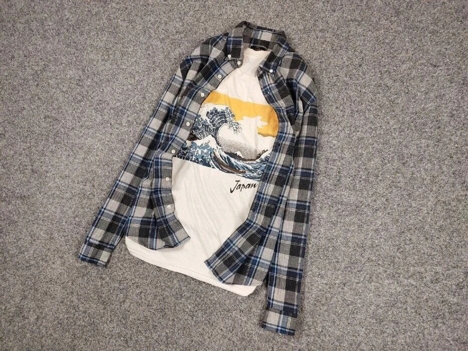 Flannel Vintage Flannel Shirt Plaid Checkered Travis Scott Style Size US M / EU 48-50 / 2 - 3 Thumbnail
