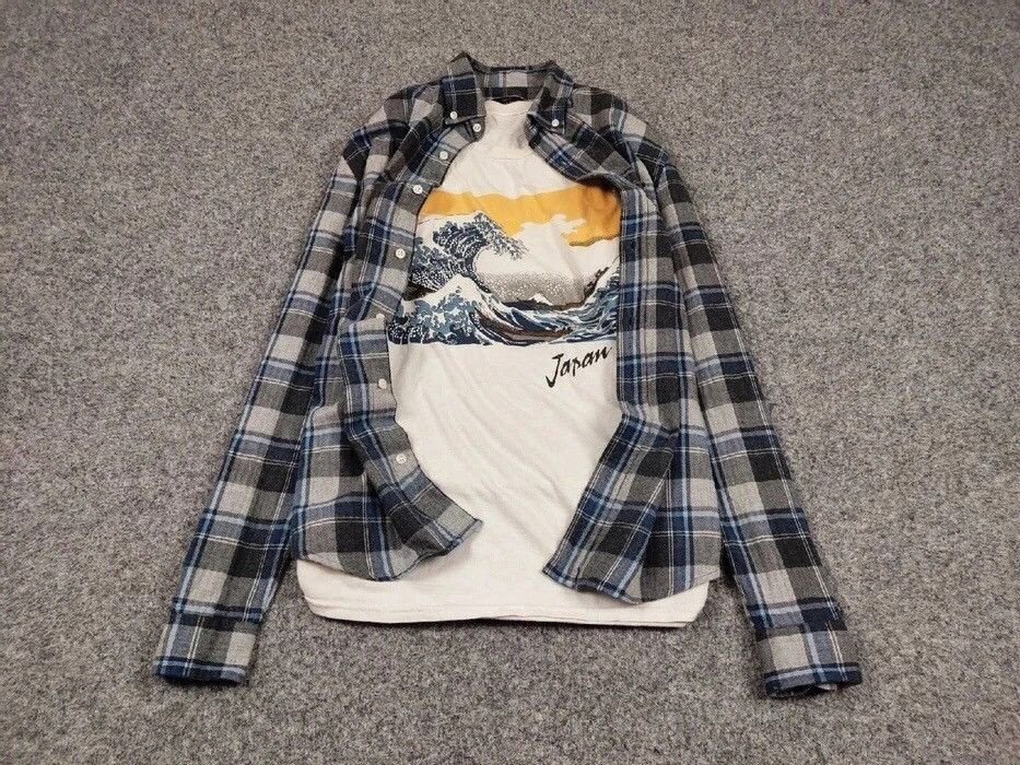 Flannel Vintage Flannel Shirt Plaid Checkered Travis Scott Style Size US M / EU 48-50 / 2 - 2 Thumbnail