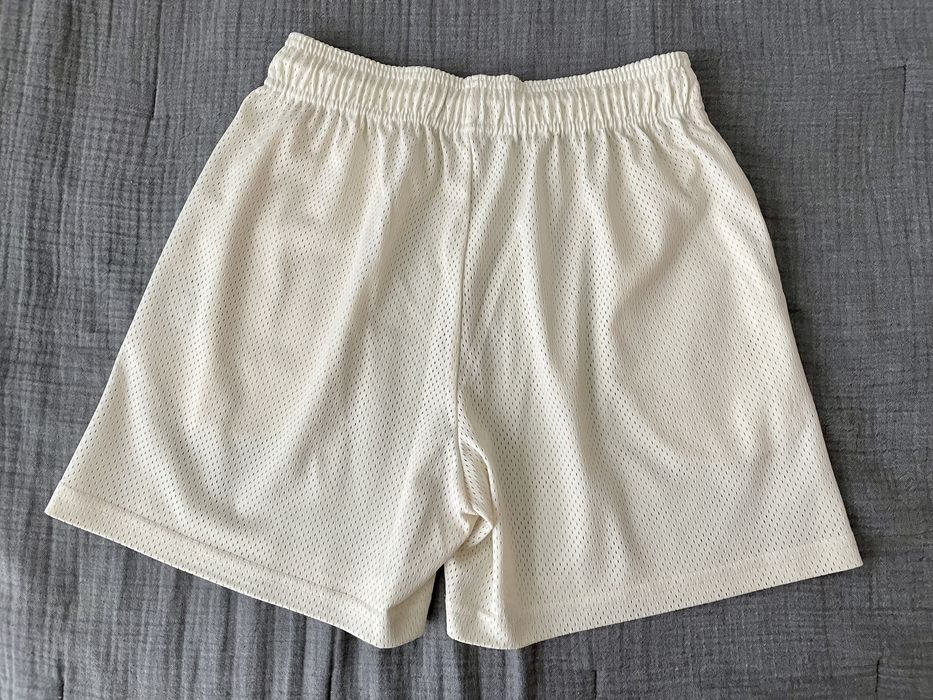 Eric Emanuel Eric Emanuel Mesh Shorts Large Antique White | Grailed