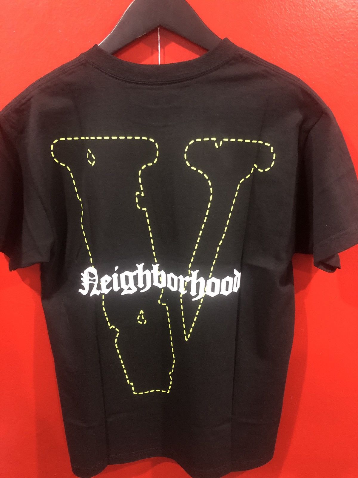 Neighborhood Vlone x Neighborhood Skull M BLK Grailed