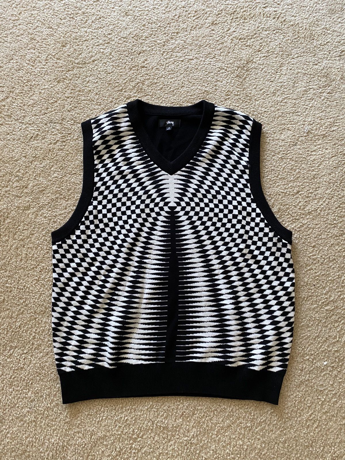 Stussy Stussy Psychedelic Check Vest | Grailed