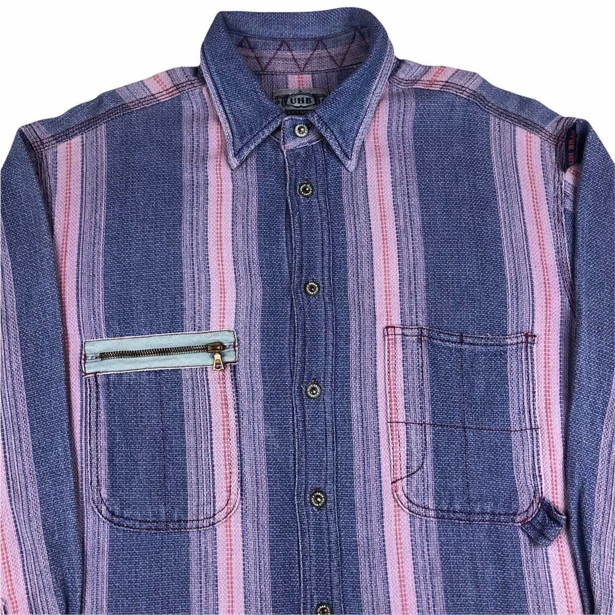 Japanese Brand UHB Urban Hills Vintage Kapital Inspired Shirt Size US M / EU 48-50 / 2 - 2 Thumbnail