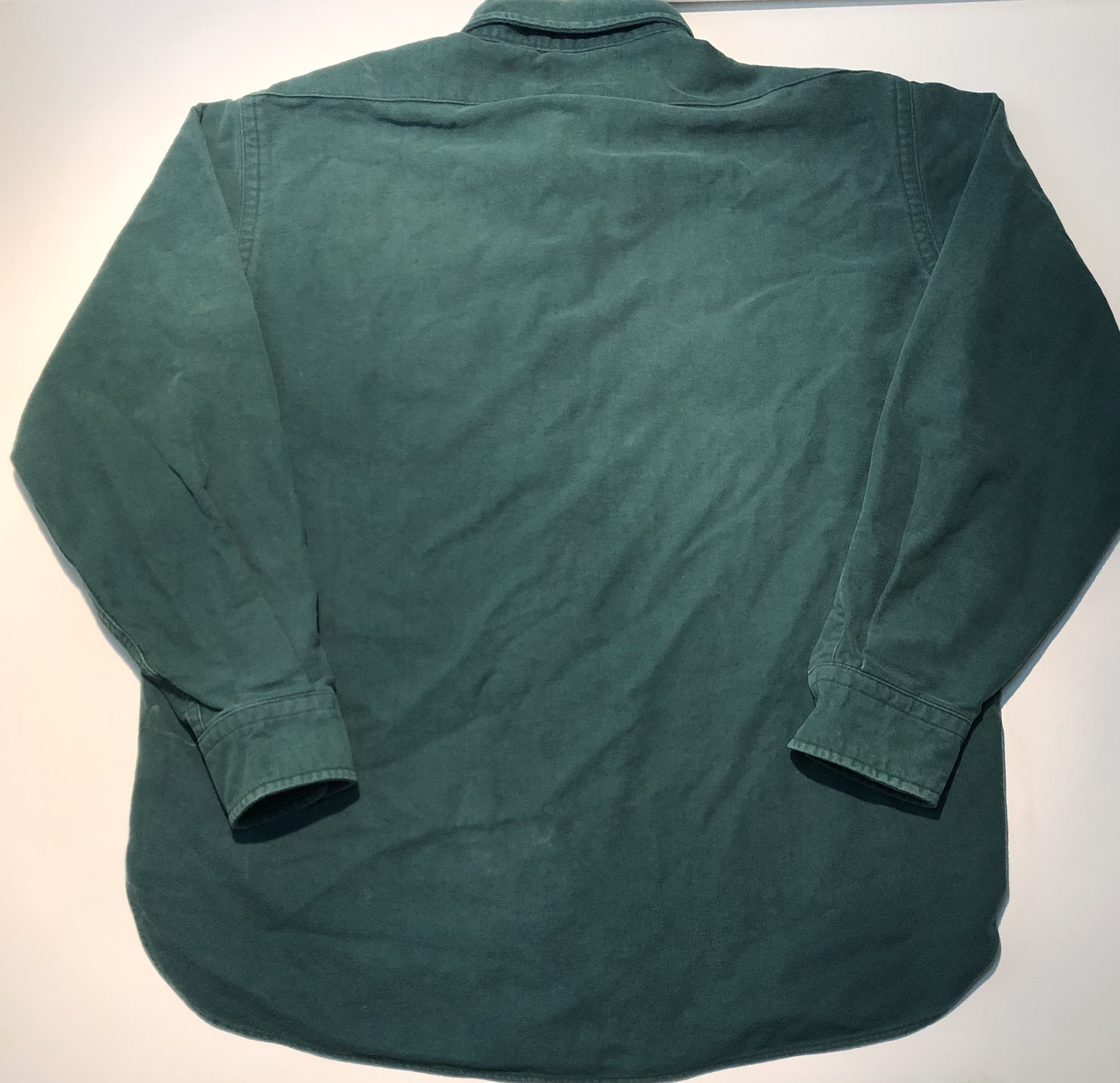 L.L. Bean Vintage LL Bean Green Earth Tone Button Up Size US L / EU 52-54 / 3 - 6 Thumbnail