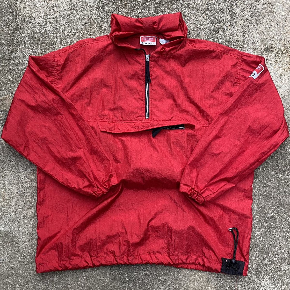 Marlboro Marlboro Packable Pouch Windbreaker Size US M / EU 48-50 / 2 - 1 Thumbnail
