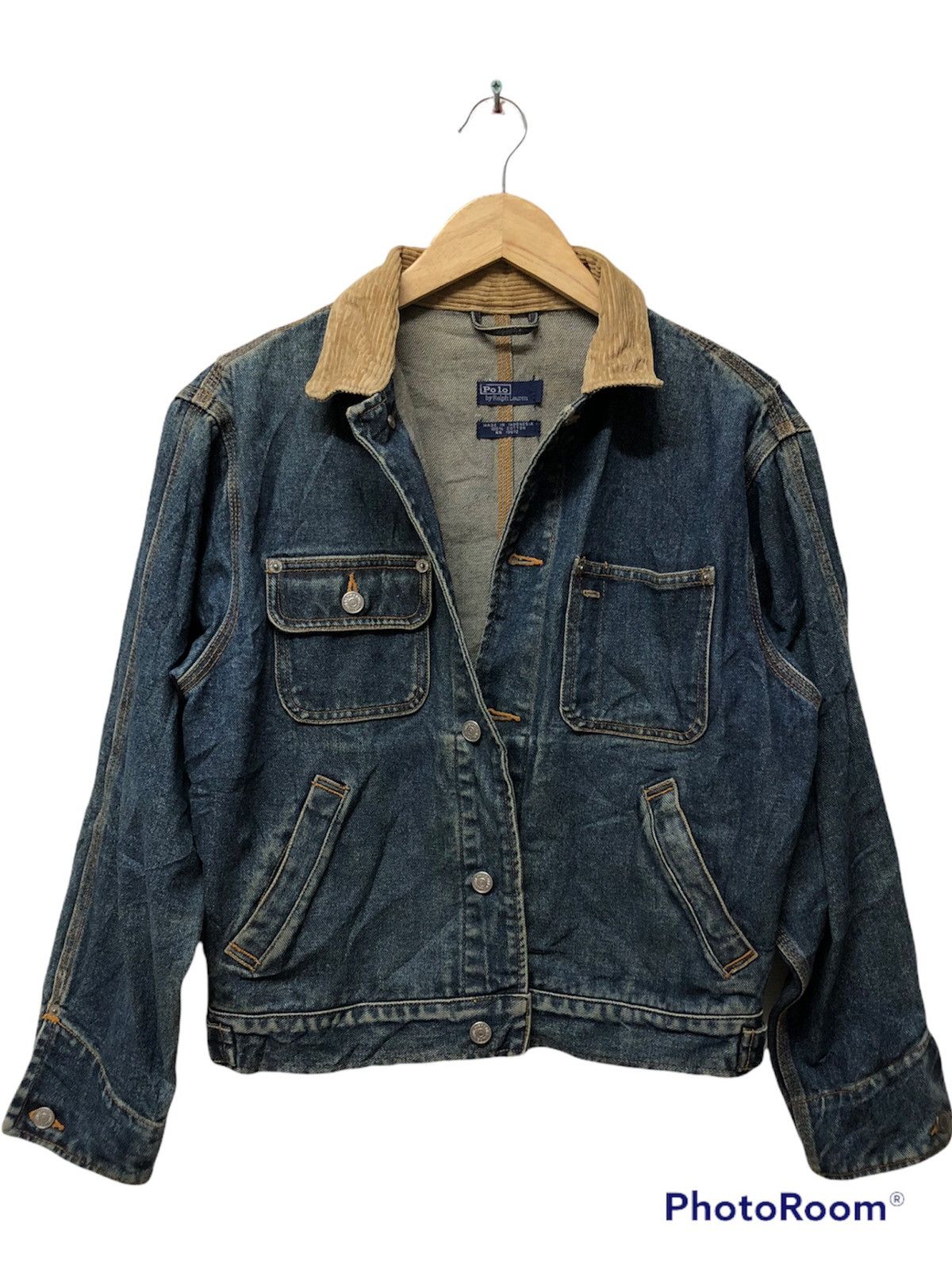 RARE!! VINTAGE POLO RALPH LAUREN DUNGAREE DENIM JACKET