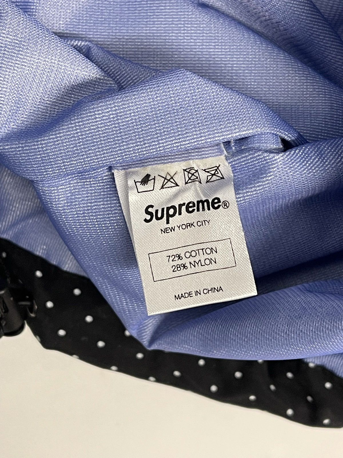 Supreme SUPREME Black Polka Dot Triple Layer Jacket | Grailed