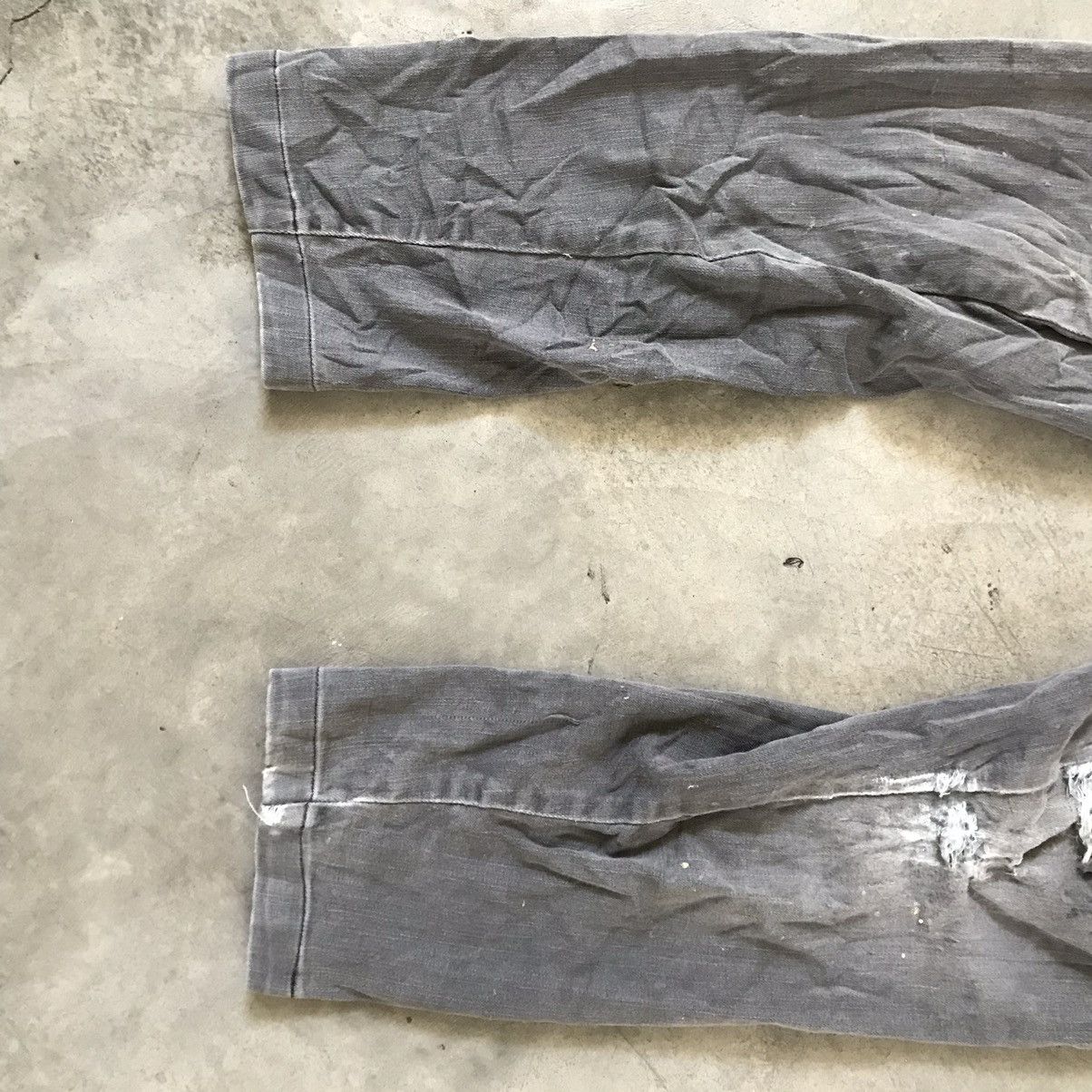 Japanese Brand Rare⚡️Distressed Sun Faded Multipocket Cargo Jeans Size US 32 / EU 48 - 8 Thumbnail