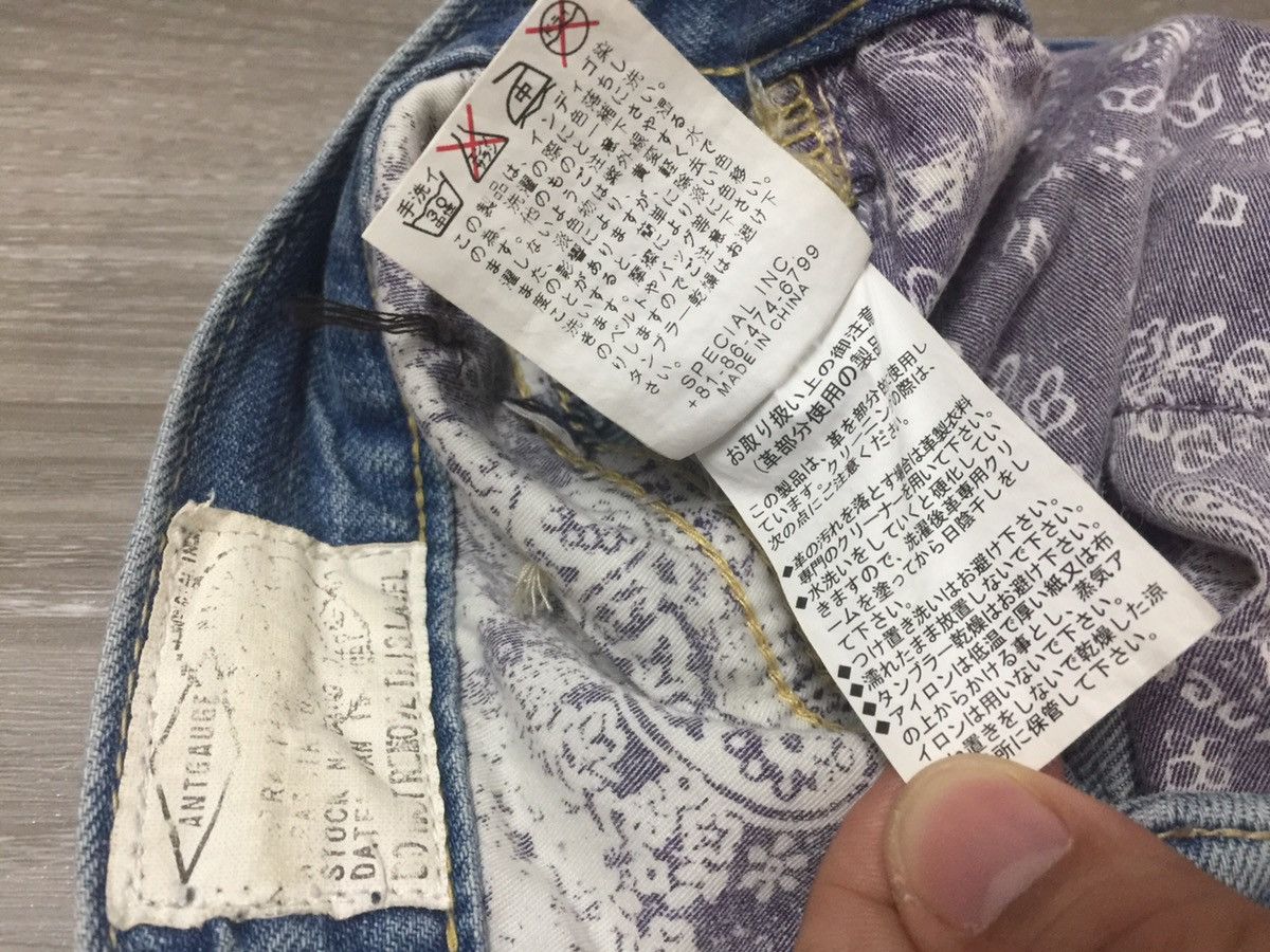 Japanese Brand ANTGAUGE DENIM JEANS PATCHWORK DISTRESSED ANKLE JEANS Size US 32 / EU 48 - 9 Thumbnail