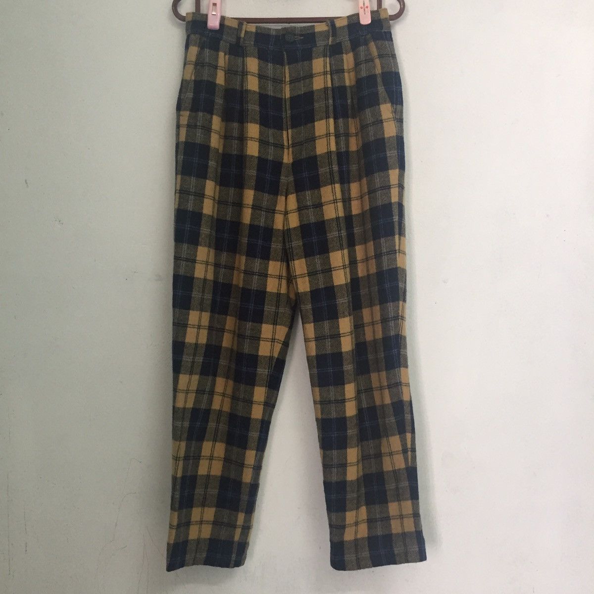 Japanese Brand Checkered Pant Size US 29 - 1 Thumbnail