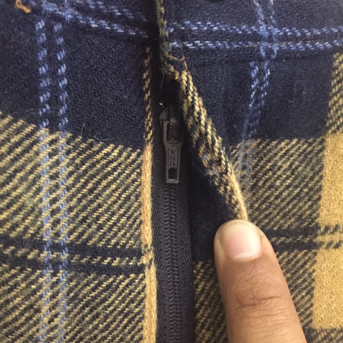Japanese Brand Checkered Pant Size US 29 - 7 Thumbnail