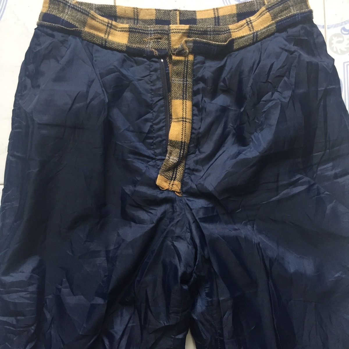 Japanese Brand Checkered Pant Size US 29 - 12 Thumbnail