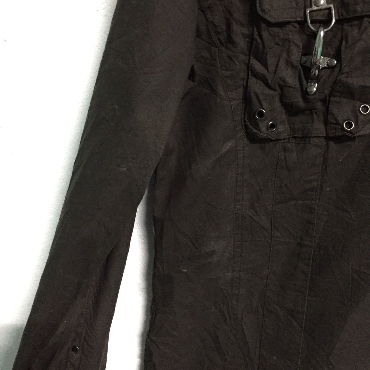 Japanese Brand Punk Pockets Design & Military Style Jacket Hoodie Size US L / EU 52-54 / 3 - 9 Thumbnail