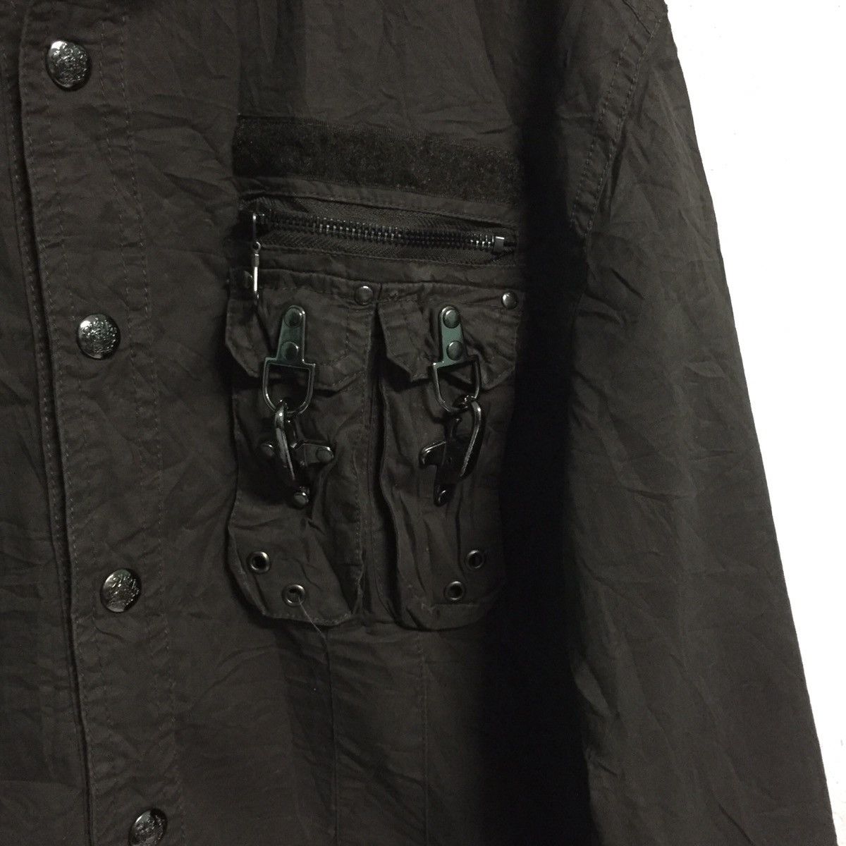 Japanese Brand Punk Pockets Design & Military Style Jacket Hoodie Size US L / EU 52-54 / 3 - 7 Thumbnail