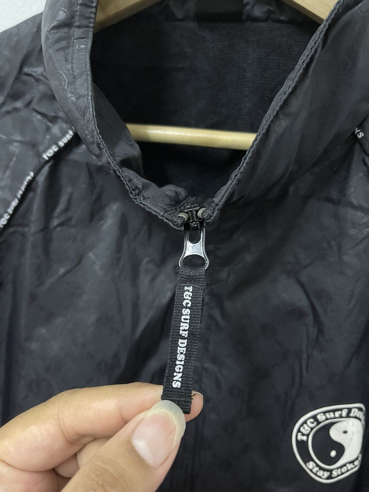 Japanese Brand × Vintage Vintage T&C Surf Design Mini Logo Zipper Light Jacket Size US L / EU 52-54 / 3 - 4 Thumbnail