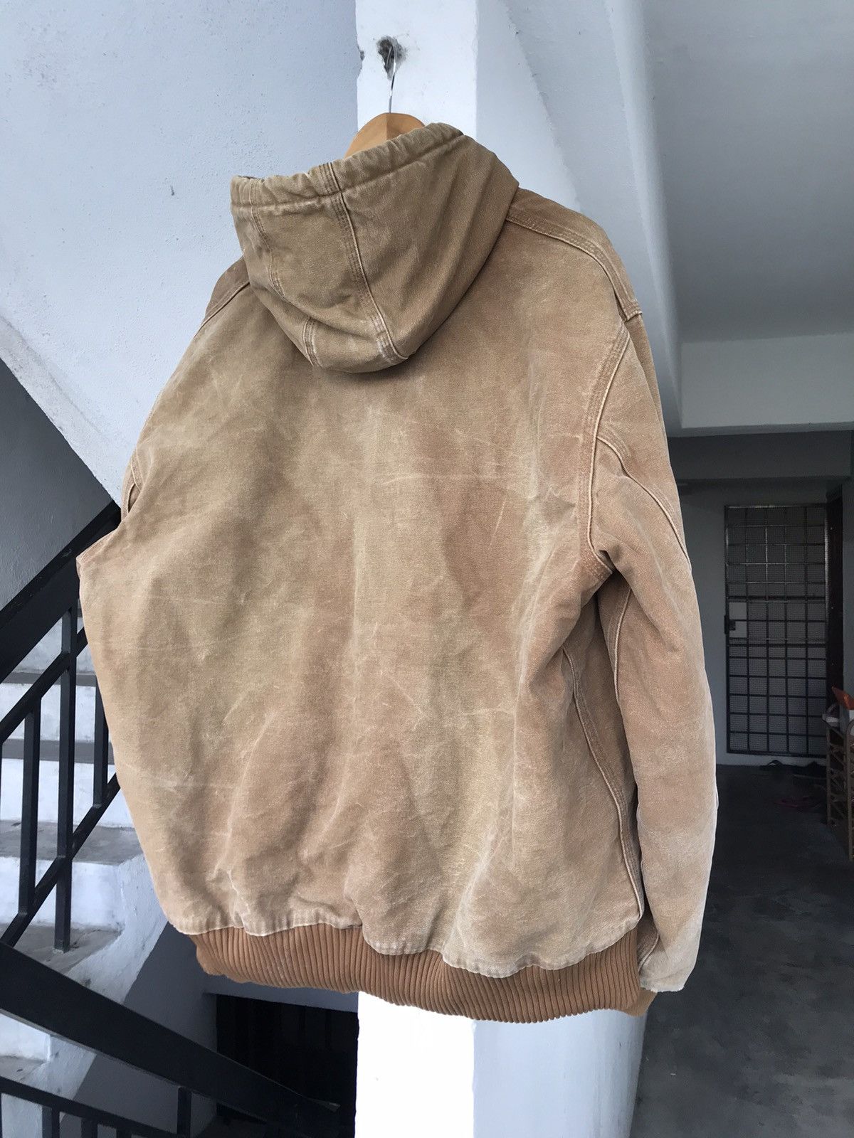 Carhartt Vintage Carhartt Hooded Work Jacket Size US XXL / EU 58 / 5 - 12 Thumbnail