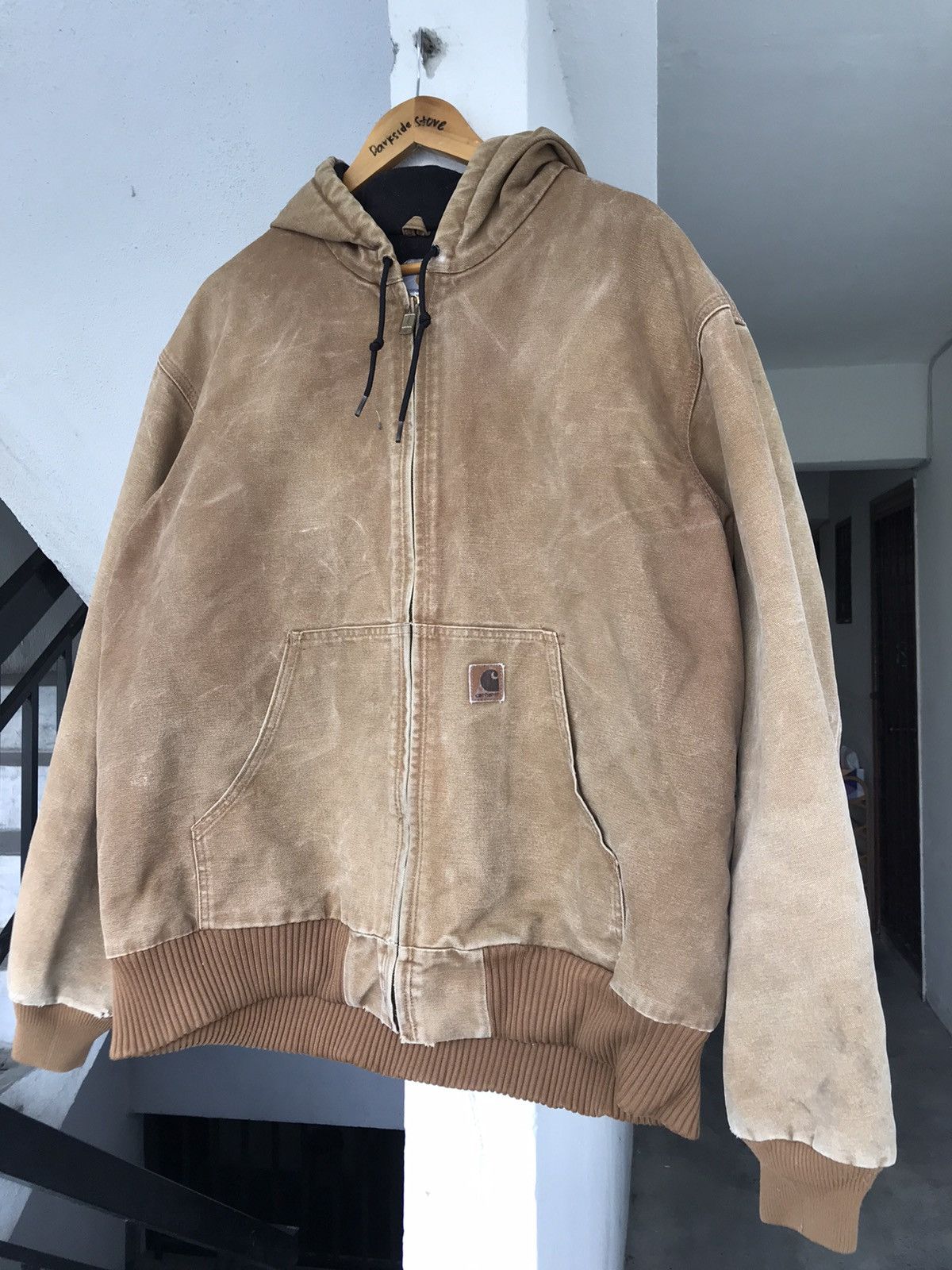 Carhartt Vintage Carhartt Hooded Work Jacket Size US XXL / EU 58 / 5 - 6 Thumbnail